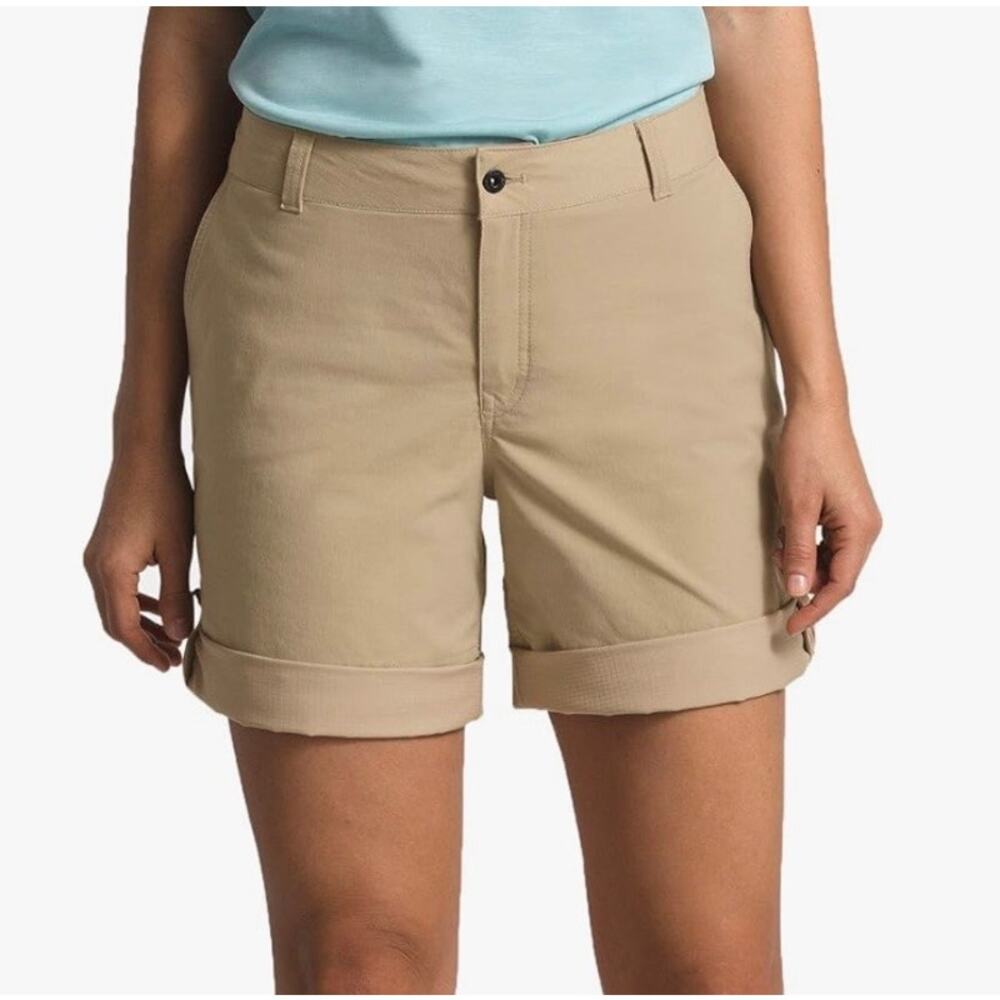 NWT THE NORTH FACE Women’s Wandur Hike Short Dune‎ Beige Size 10 Hiking Outdoors